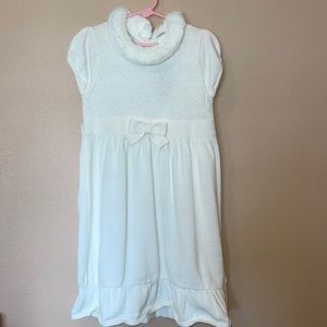 Girl White Sweater Dress